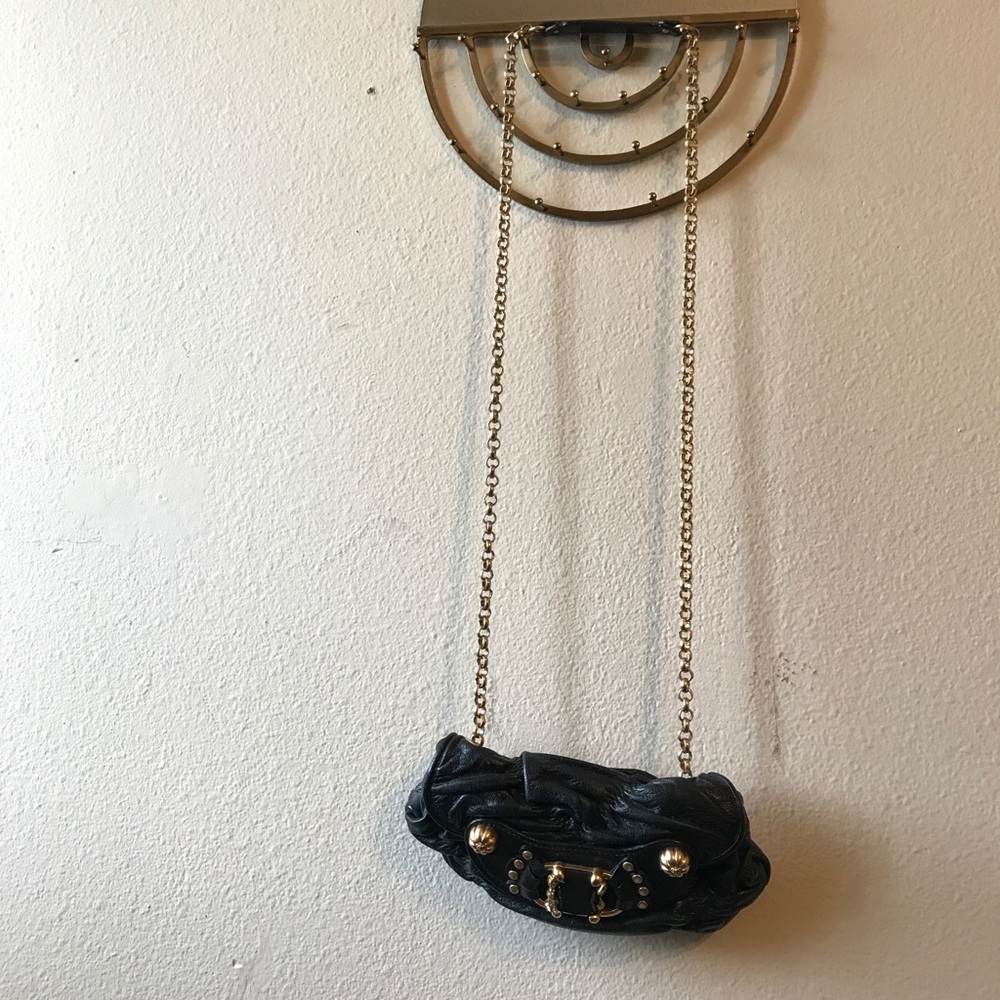 Black Leather Coin Purse